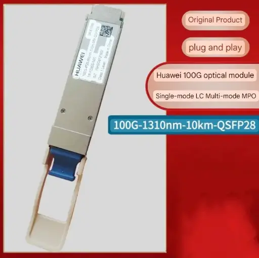 Huawei QSFP28 100G single mode dual fiber 10km